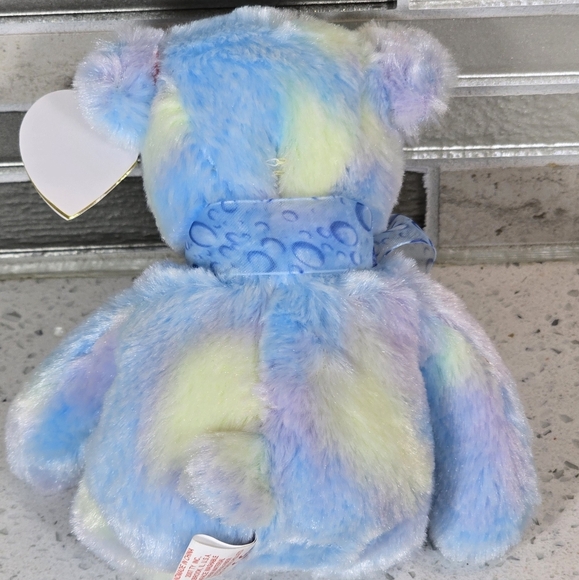 Ty - Laguna - Beanie Babies Blue Teddy Bear - Picture 2 of 5
